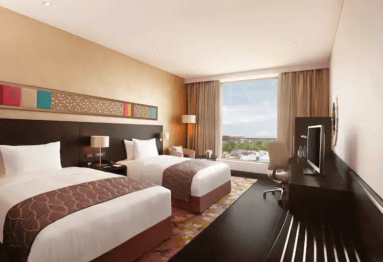 TWIN GUEST ROOM WITH ARAVALLI RANGE VIEW